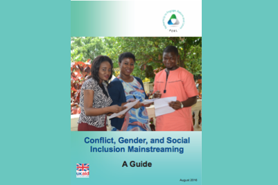 Conflict, Gender, and Social Inclusion Mainstreaming