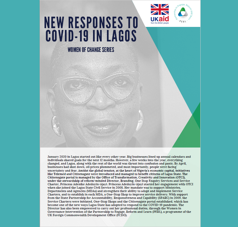 Women of Change Series: New Responses to COVID-19 in Lagos