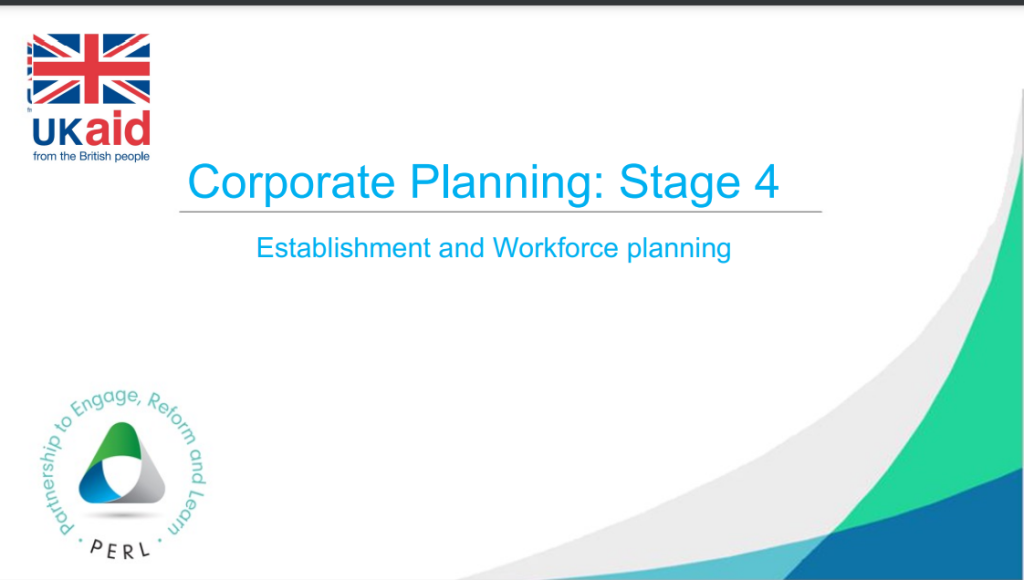 4B Establishment and Workforce Planning Presentation