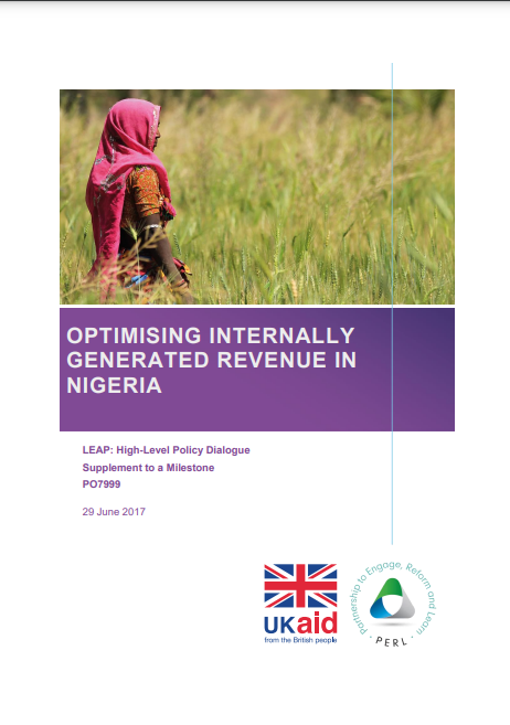 Optimising Internally Generated Revenue in Nigeria