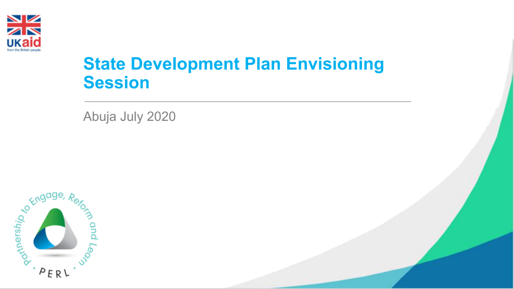 State Development Plan Envisioning Session