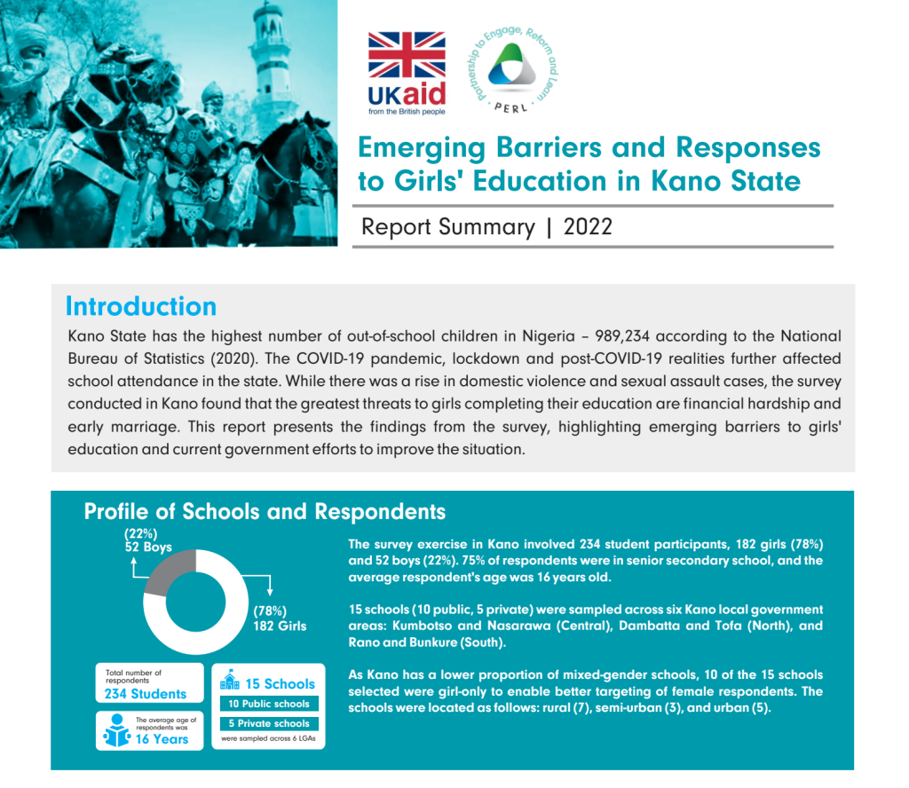 Emerging Barriers Report Summary - Kano State