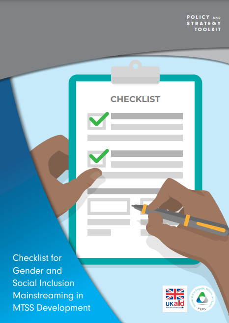 SPT Training - Checklist for Gender Mainstreaming in MTSS development July 2020