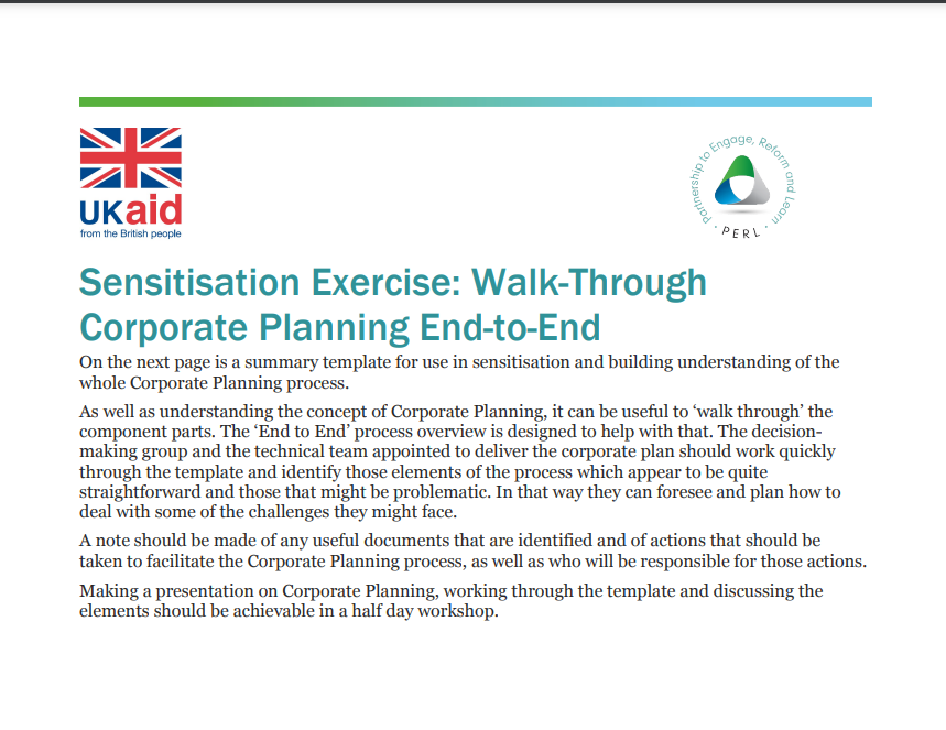 CP Sensitisation Exercise Template