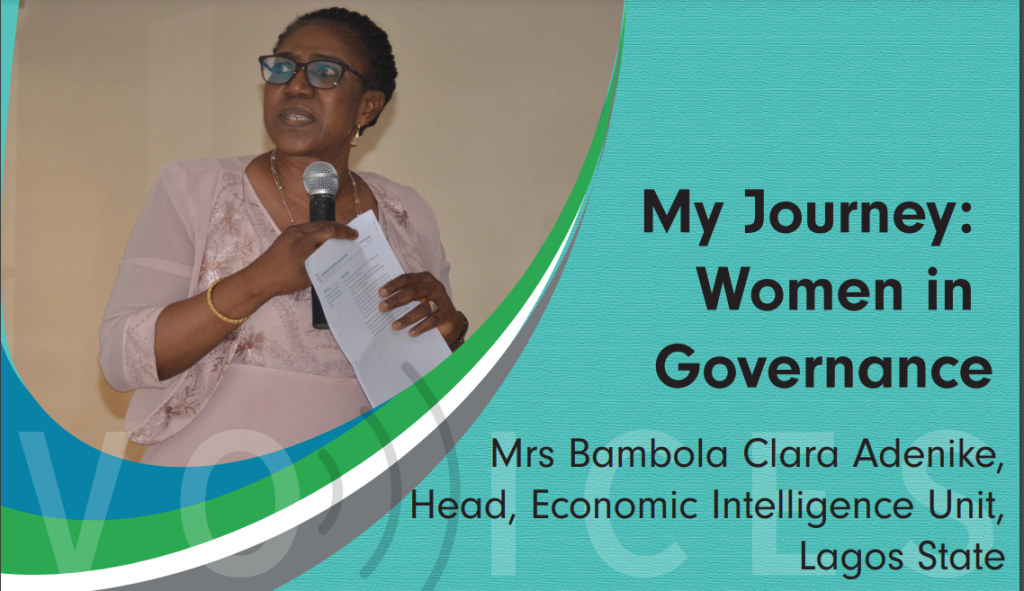 Bambola Clara-My Journey; Women in Governance-SW