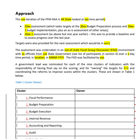 PFM-RAA MS Word Report Template CR NOV-19